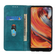 Obal na mobil pre Xiaomi 14T Pro, Wallet Litchi Leather, zelený