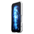 Puzdro LUPHIE pre iPhone 14 Plus, Armor Bumper, strieborné