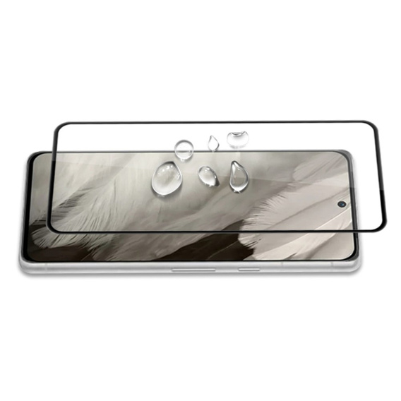 Tvrdené sklo Mocolo Full Glue pre Google Pixel 8 Pro, čierny rám