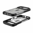 Puzdro Urban Armor Gear pre iPhone 17 Pro Max, Pathfinder MagSafe, Ice/Silver