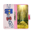 Klapkové puzdro pre Motorola Moto G54 5G, Wallet, giraffe, ružové