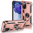 Pancierované obal na mobil pre Samsung Galaxy S20 FE, Nox Case Ring, ružové rose gold