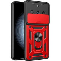 Obal na mobil pre Realme 11 Pro 5G / 11 Pro+ 5G, CamShield Slide, červené