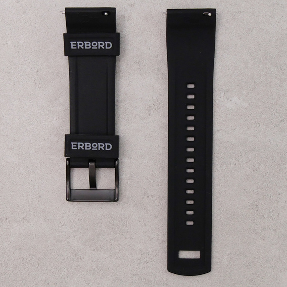 ERBORD Univerzálny 22 mm silikónový remienok