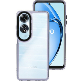 Obal na mobil pre Oppo A60, Fusion Hybrid, transparentné / fialové
