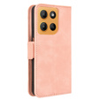 Klapkové puzdro pre Motorola Moto G15 / Motorola Moto G15 Power, Card Slot, ružové