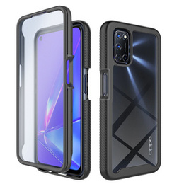 Puzdro pre OPPO A52/A72/A92, Shockproof, s fóliou, modré