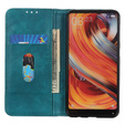 Flipové puzdro pre OnePlus 13, Split Leather, zelený