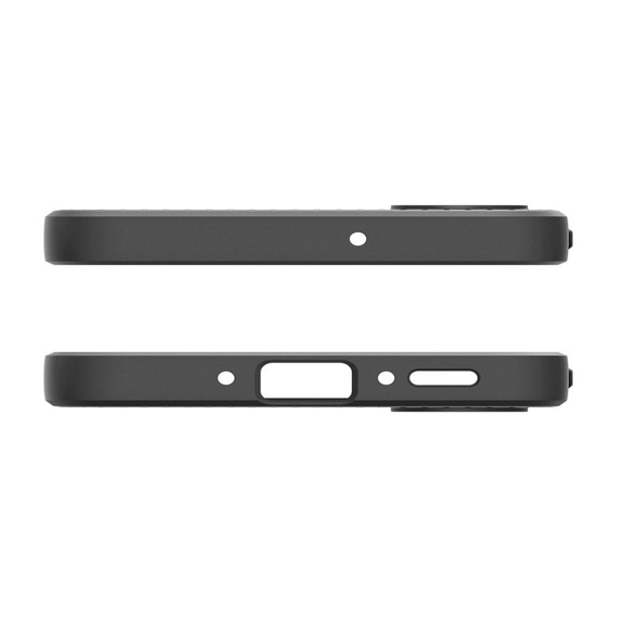 Puzdro Spigen pre Samsung Galaxy A26 5G, Liquid Air, čierne + tvrdené sklo 9H