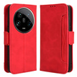 Klapkové puzdro pre Xiaomi 14 Ultra, Card Slot, červené