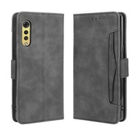 Klapkové puzdro pre LG Velvet, Card Slot, čierne