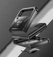 Pancierované puzdro pre Samsung Galaxy Z Flip 4 5G, Dexnor Clip Holder, čierne