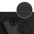 MELKCO flipové puzdro pre Samsung Galaxy Note 20 Ultra, kožené, flipové, čierne
