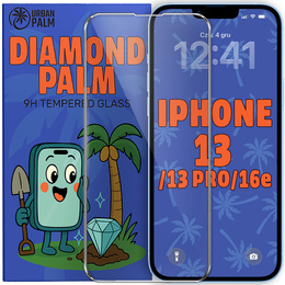 Tvrdené sklo Diamond Palm pre iPhone 13/13 Pro/16e