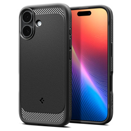 Spigen Rugged Armor MagSafe puzdro pre iPhone 17, matná čierna