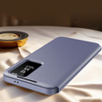 Flipové puzdro pre Samsung Galaxy A56 5G, Smart View Wallet, fialové