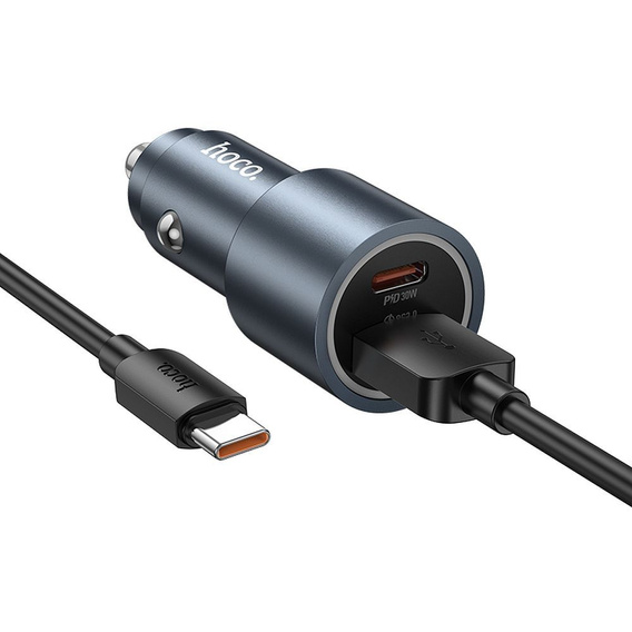 Hoco Z60 USB-A + USB-C 48 W nabíjačka do auta s káblom