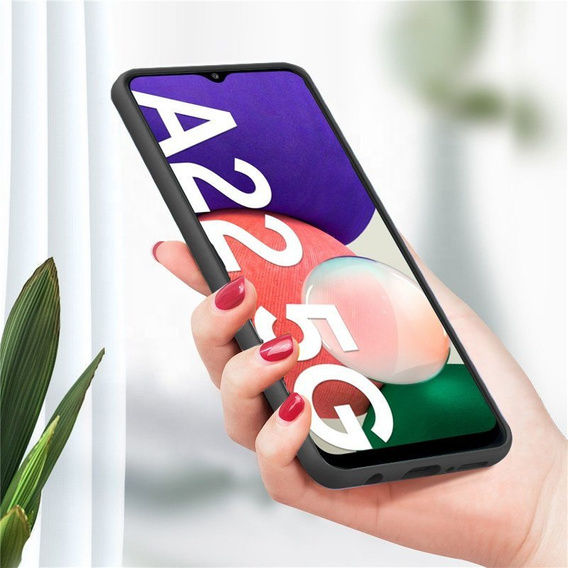 Obal na mobil pre Samsung Galaxy A22 5G, Silicone Lite, čierne