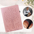 Puzdro s chlopňou pre Huawei MatePad SE 10.4, tree, ružové rose gold