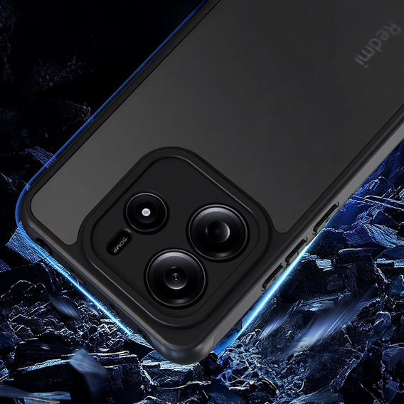 Obal na mobil pre Xiaomi Redmi Note 14 4G, Fusion Hybrid, priehľadné