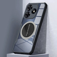 Puzdro pre Realme C63, s magnetickým štítkom, transparentné / čierne