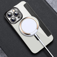 Klapkové puzdro pre iPhone 11 Pro Max, RFID Wallet MagSafe CamShield, čierne