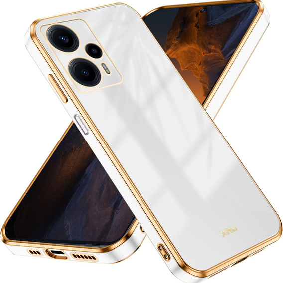 Puzdro pre Xiaomi Poco F5, Glamour CamShield, biele