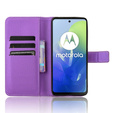 Klapkové puzdro pre Motorola Moto G24 / G24 Power / G04, Wallet Smart Magnet, fialové