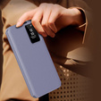 Flipové puzdro pre Samsung Galaxy S24 FE, Smart View Wallet, levanduľové