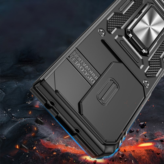 Obal na mobil pre Samsung Galaxy Z Fold6 5G, CamShield Slide, čierne
