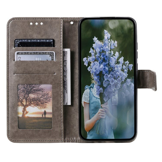 Klapkové puzdro pre Samsung Galaxy A55 5G, Mandala Flower, zelený