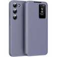 Flipové puzdro pre Samsung Galaxy S23+ Plus, Smart View Wallet, fialové