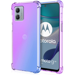 Puzdro pre Motorola Moto G53 5G, Gradient Dropproof, Fialová / modrá