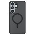 Matné puzdro pre MagSafe pre Samsung Galaxy S26 Ultra, čierne