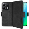 Klapkové puzdro pre Xiaomi Poco X6 5G, Card Slot, čierne