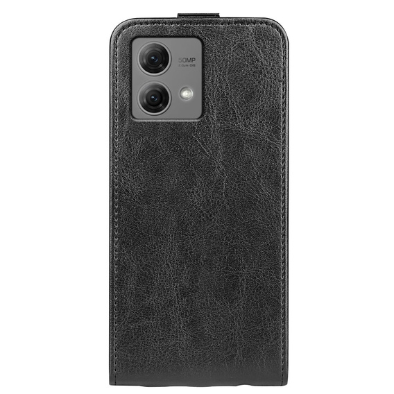 Klapkové puzdro pre Motorola Moto G84, Flip, čierne