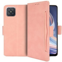 Klapkové puzdro pre Oppo Reno 4 Z 5G, Card Slot, ružové