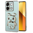 Puzdro pre Xiaomi Redmi Note 13 5G, Rabbit, zelený + tvrdené sklo 9H