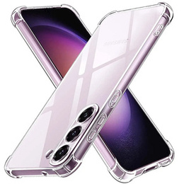 Obal na mobil pre Samsung Galaxy S23 FE, Dropproof, priehľadné