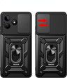 Obal na mobil pre Realme C63, CamShield Slide, čierne