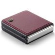 Puzdro pre Samsung Galaxy Z Flip7 FE / Z Flip6, CASEME Litchi Leather, červené