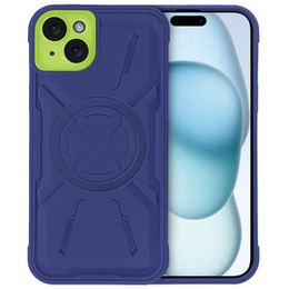 Puzdro pre iPhone 15, ERBORD Armor Mag, modré