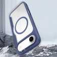 Puzdro Dux Ducis pre iPhone Air, Skin X Pro, s chlopňou, pre MagSafe, tmavomodré