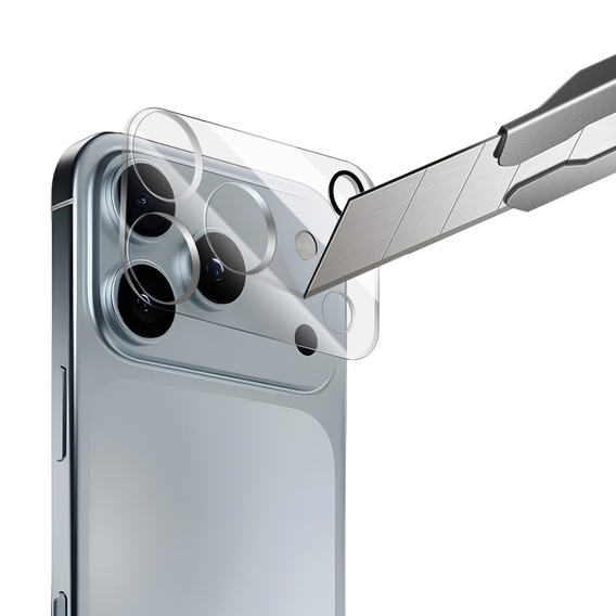 2x ERBORD ostrovček na kameru z tvrdeného skla pre iPhone 17 Pro Max