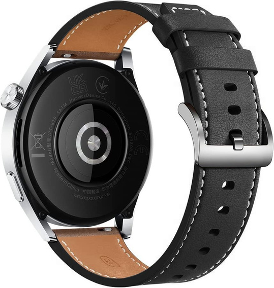 Univerzálny kožený remienok na hodinky s šírkou upevnenia 22 mm, čierny
