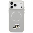 Karl Lagerfeld Karl & Choupette Pins MagSafe puzdro pre iPhone 17 Pro