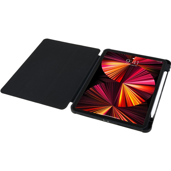 Puzdro pre iPad Pro 11 2022 / 2021 / 2020 / 2018, Smartcase Hybrid, so slotom na stylus, čierne