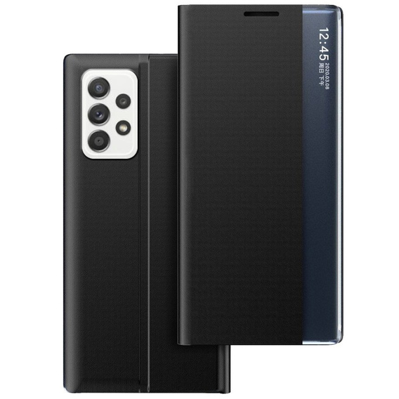 Flipové puzdro pre Samsung Galaxy A32 5G, Side View, čierne