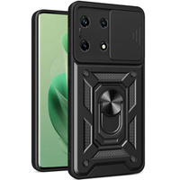 Obal na mobil pre Infinix Zero 30 5G, CamShield Slide, čierne