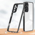 Obal na mobil pre Samsung Galaxy A14 5G, Fusion Hybrid, transparentné / čierne